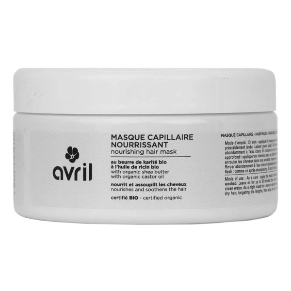 Masque capillaire nourrissant 200 ml - Certifié bio