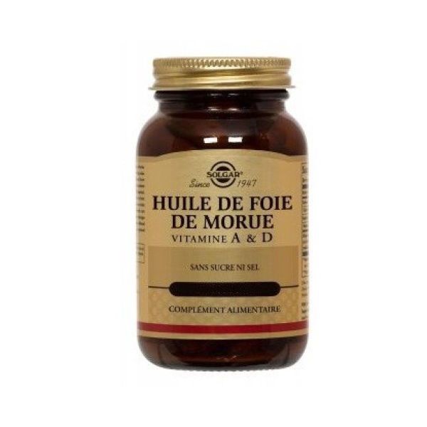 Huile De Foie De Morue 100caps Solgar