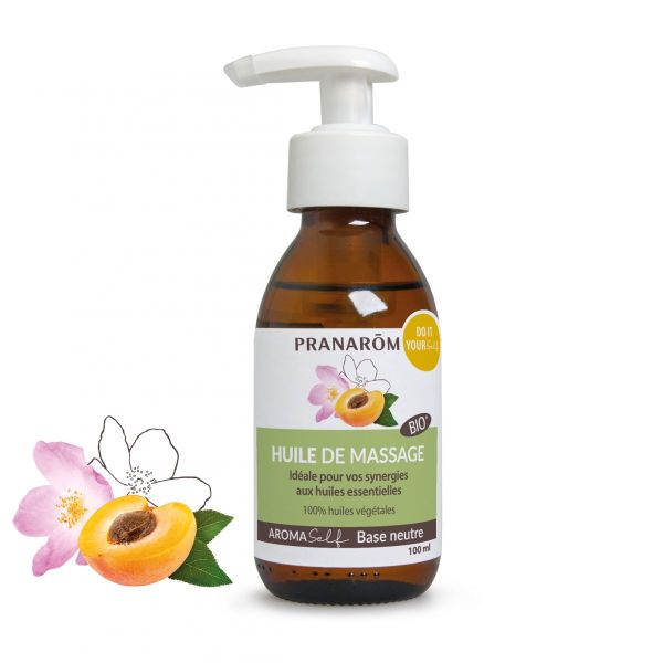 Pranarom Huile de Massage neutre BIO Fl100ml