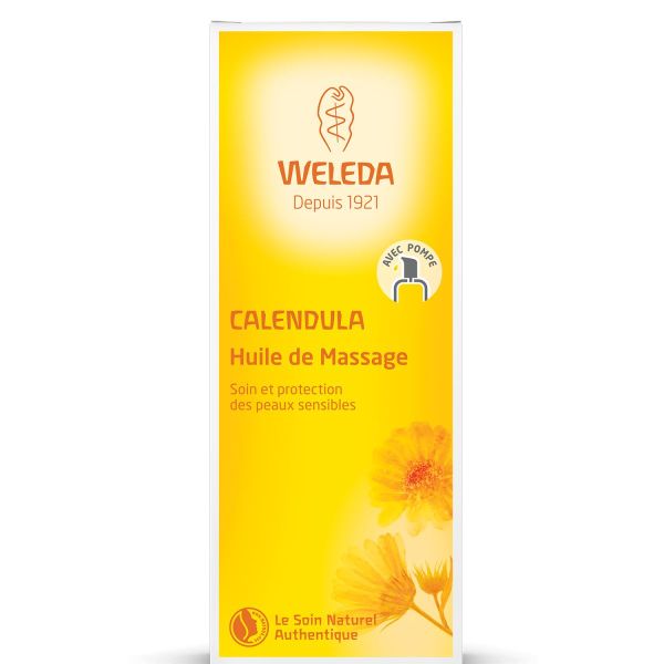 Huile de massage au calendula Weleda