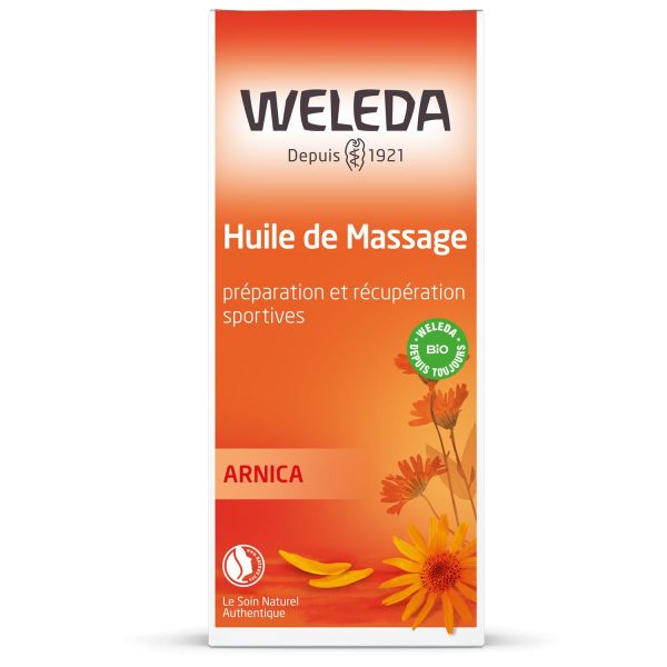 Huile de massage à l'arnica 200mL Weleda