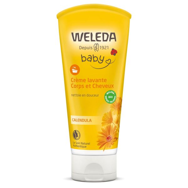 Creme Lavante Corps Et Cheveux Weleda