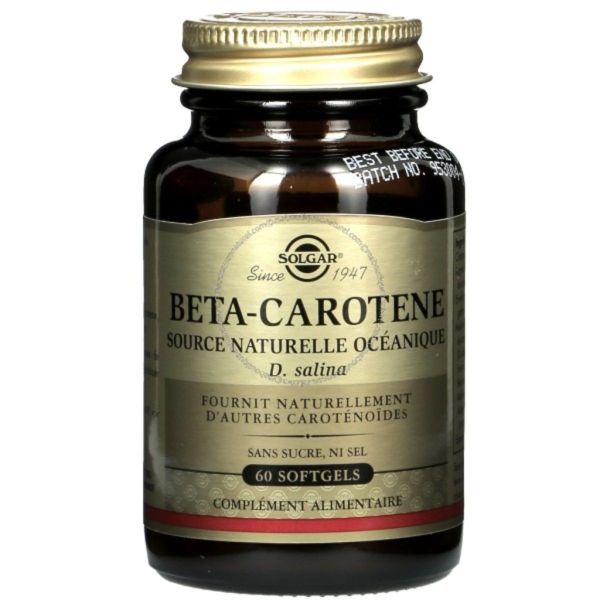 Beta-carotene 7mg Solgar